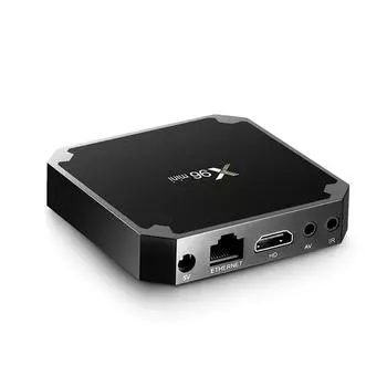 X96mini Android 11.0 Smart TV Box Amlogic S905W2 UHD 4K медиаплеер 2.4G/5.0G двухдиапазонный WiFi AV1 AU-8G чёрный