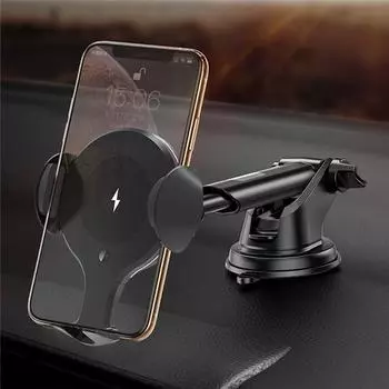 X9 Автоматический индукционный автомобильный кронштейн для мобильного телефона Розеточный кронштейн 10 Вт для автомобильного беспроводного зарядного устройства