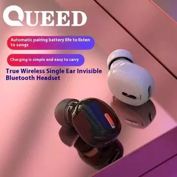 X9mini Bluetooth-гарнитура для беспроводного вождения, бизнес, сверхдолгий срок службы чёрный