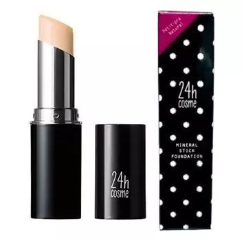 x 2 24h cosme 24 Mineral Stick Foundation 01 Berry Light x 2 предмета в наборе с хлопковой косметикой 24h [01 предмет]