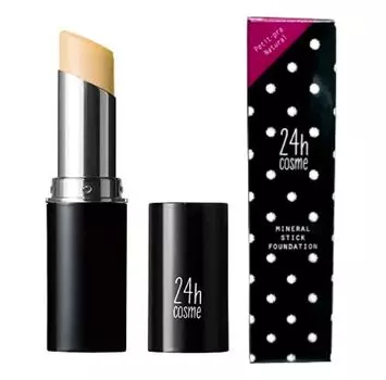 x 2 24h cosme 24 Mineral Stick Foundation 02 Light x 2 предмета набор с хлопковой косметикой 24h [02 предмета]