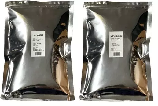 x 2 кристалла менты Thin Brain Menthol, натуральный кристалл высокой чистоты, сделано в Японии [1 кг] (500г штук) L-ментол [Z-220]