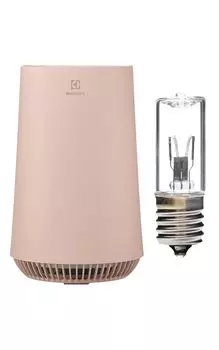 x Air Electrolux Flow A3 UV очиститель воздуха Оснащен подсветкой для сна 15 татами розовый В комплекте с запасной лампой EUVL300 [Тихий очиститель] Фильтр UV-C,