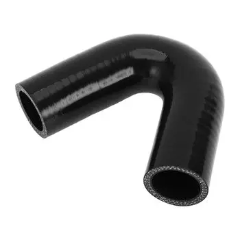 X AUTOHAUX 1 Pcs 30mm/1.18 ID 90mm/3.54 Length 135 Degrees Black Car Silicone Hose Hose Universal Inner diameter 30mm
