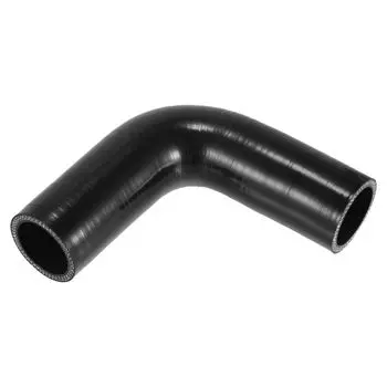 X AUTOHAUX 1 Piece Inner Diameter 38mm/1.50 Length 120mm 90 Degrees Black Car Silicone Inner diameter 38mm