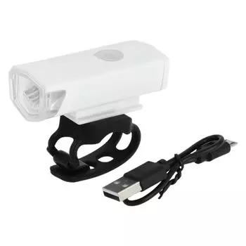 X AUTOHAUX 1 шт. перезаряжаемый велосипедный фонарь 300 люмен 3 режима водонепроницаемый пылезащитный прочный светодиодный велосипедный фонарь налобный фонарь ABS белый Us-b -