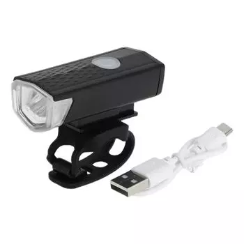 X AUTOHAUX 1 шт. перезаряжаемый велосипедный фонарь 300 люмен 3 режима водонепроницаемый пылезащитный прочный светодиодный велосипедный фонарь налобный фонарь ABS Us-b -