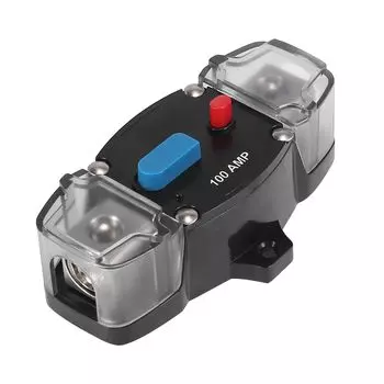X AUTOHAUX Fuse Holder Fuse Box Fuse Cap Inline Fuse Holder Circuit Breaker Circuit 100 amps