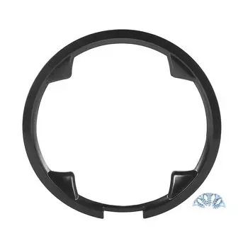 X AUTOHAUX Защитный чехол для звездочки велосипедной системы 48 зубцов 12 см черный 1,6x21,2