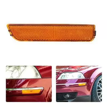 X Car Янтарные передние/задние габаритные огни для Passat B5.5 2001-2005 Левая боковая сигнальная лампа Автомобили, запчасти и аксессуары