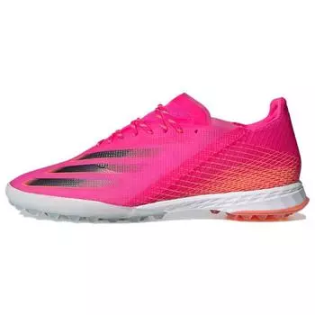 adidas X Ghosted.1 TF Shock Pink Мужские кроссовки Core-Black Screaming-Orange FW6963 44
