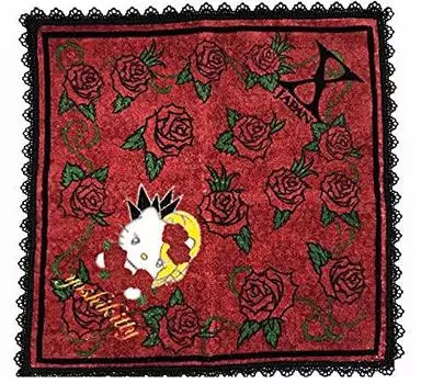 X JAPAN YOSHIKI yoshikitty Official Goods Limited кружевной носовой платок 1500 шт. Красный
