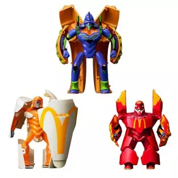 x Набор фигурок Евангелион Коллаборация Макдональдс