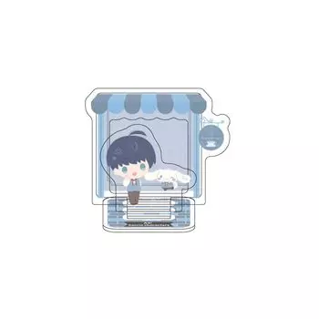 x персонажи Sanrio 19 Tsumugi Tsukioka x персонаж Cinnamoroll Акриловая подставка A3! [Мини-иллюстрация]