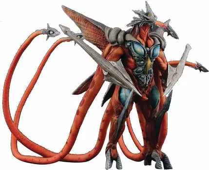 X-PLUS GARAGE TOY Большая серия монстров Daiei Special Effects Edition Высота Iris прибл.. 260 мм ПВХ окрашенная готовая фигура частично собрана