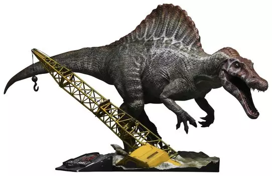 X PLUS Jurassic Park III Spinosaurus scale неокрашенная пластиковая модель в наборе 1/35
