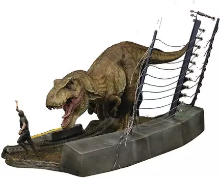 X PLUS Jurassic Park Tyrannosaurus Rex scale неокрашенный несобранный пластиковый набор для модели 1/35