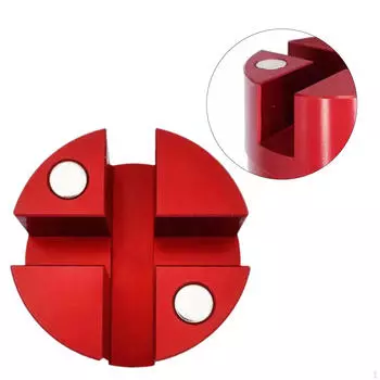 x Слот Домкрат Pad Dia 2inch Автомобильные аксессуары для транспортных средств Прочные запасные части Дисковый пол красный