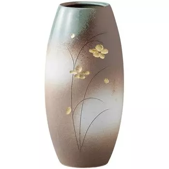 xx Flower Long Flower Shigaraki Made in Japan Ваза из сетки для эля, Ваза, Ш13,5 Д13,5 В29,5 см, Герб, Ваза, Керамика, Изделия, коричневый