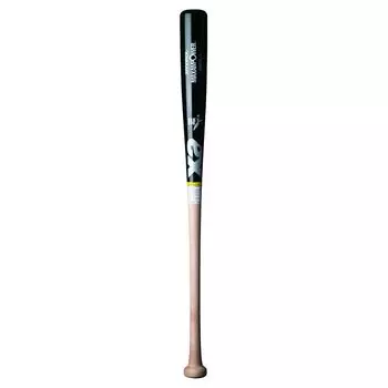 Xanax Baseball Hardball Hard Wooden Bat Black x Natural (9070) 85cm BHB7301