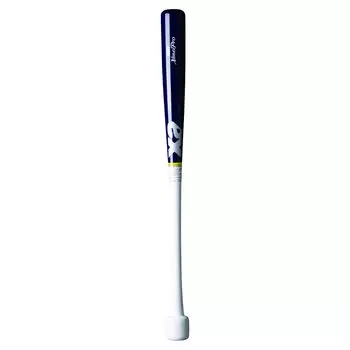 Xanax Baseball Softball Wooden Bat TW2 Navy x White (5001) 84cm BRBTW2