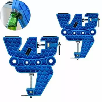 XCMAN Ski Swiss Tuning Wax and Repair Set Vise Grip Horizontal Vertical Наклонная рабочая позиция Резиновая пара фиксаторов тормоза для лыж, синяя, нескользящая