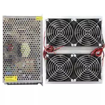 XD2030 12 В 20 А 220 Вт 4 полупроводниковая холодильная охлаждающая пластина в сборе с выключателем питания