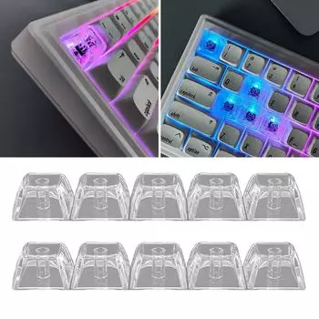 XDA Keycaps Механическая клавиатура 1U Ball Caps Пустые индивидуальные игровые прозрачные хрустальные Keycaps Mx Switches XDA Height прозрачный