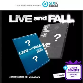Xdinary Heroes 5-й мини-альбом [LIVE и FALL](Tabloid ver/Специальный)(+Онлайн-выгода) POB JYP Random 1