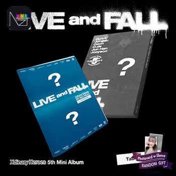 Xdinary Heroes - 5-й мини-альбом LIVE and FALL [версия Tabloid] 1PCS