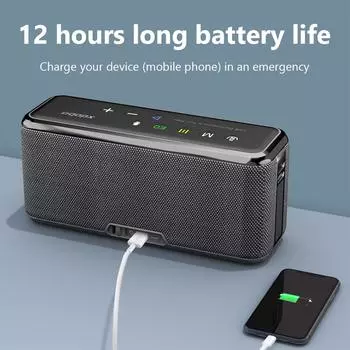 XDOBO X8 MAX Портативная беспроводная колонка мощностью 100 Вт с технологией BT5.0 Водонепроницаемые колонки IPX5 TWS чёрный
