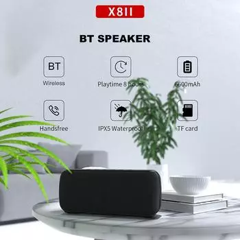 XDOBO X8II 60 Вт Портативная беспроводная колонка BT5.0 Технология IPX5 Водонепроницаемые уличные колонки TWS 0 красный
