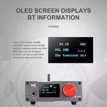 Xduoo DA100 BT5.0 Усилитель мощности Высокопроизводительный балансный ЦАП и усилитель для наушников OLED HiFi