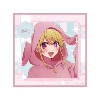 Xebec Microfiber Cloth Animal Pajamas Ruby W200 x H200mm Made of nylon [Oshinoko] Ver. B: Approx. polyester,