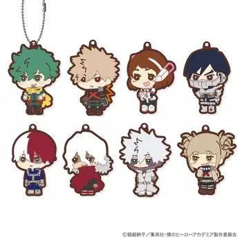 Xebec My Hero Academia Fluffy Rubber Mascot W53 x H75mm metal Approx. PVC,