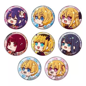 Xebec [Oshi no Ko] Значок Muni Chara 1 КОРОБКА Прибл.. диаметр 56мм Жесть, ПВХ