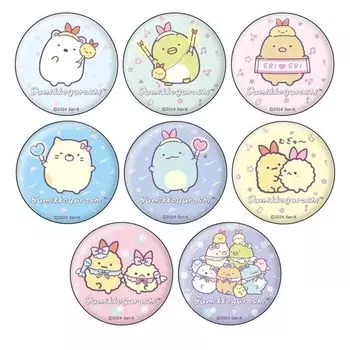Xebec Sumikko Gurashi Angel Ebiten Idol Can Badge Collection Diameter 55mm Made of Steel Approx.