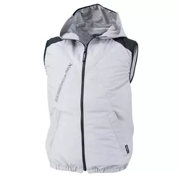 XEBEC Vest Silver Gray Air-Conditioned Heat-Shielding (Hooded) XE98024-22-M