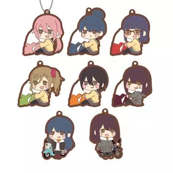 Xebec Yuru SEASON3 Fluffy Rubber Mascot 1BOX W52 x H58mm metal Camp Approx. PVC,