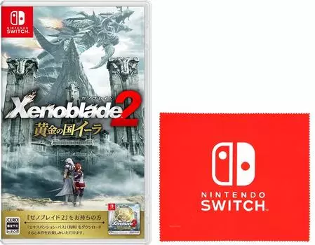 Xenoblade Chronicles 2 the Golden Country Переключатель Переключатель Логотип Дизайн Салфетка из микрофибры Ela, - (Нинтендо включено)