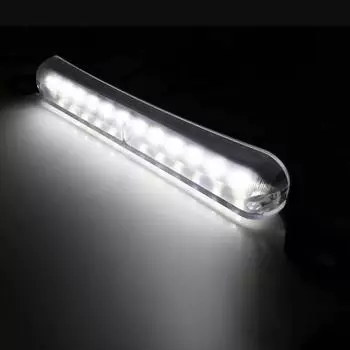 Ксенон DC12V Автомобильный светодиодный фонарь подсветки номерного знака 6 Вт 24 светодиода белого света Болт-на-болте Универсальные внешние детали Автомобильные аксессуары белый