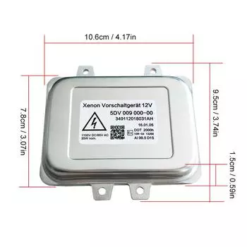 Ксеноновый HID балласт D1S D1R 5dv009000-00 стабилизатор балласта для BMW E60 E61 Cadillac Range Rover Jaguar Lincoln 6937223 12767670 серебряный