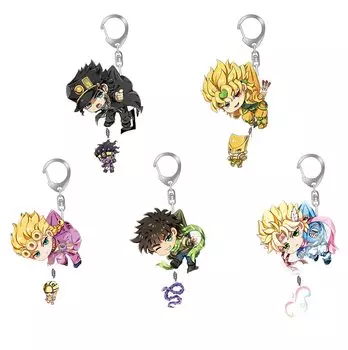 XerathToys JoJo s Bizarre Adventure Брелок Товары Набор из 5 предметов Аксессуары Повседневный костюм Инструменты Товары Moe