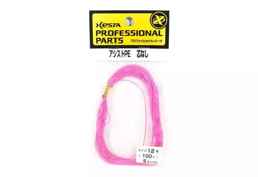 Xesta Assist PE Вспомогательная веревка, размер 12, 100 фунтов, 5 м (7144) розовый