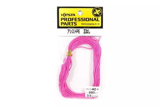 Xesta Assist PE Вспомогательный трос Размер 40 280 фунтов 3,5 м (7205) розовый