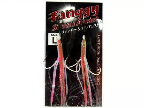 Xesta Fanggy Shirasu Юбка Двойные Вспомогательные Крючки Легкий Джиггинг L ( 1/0 ) (0846)