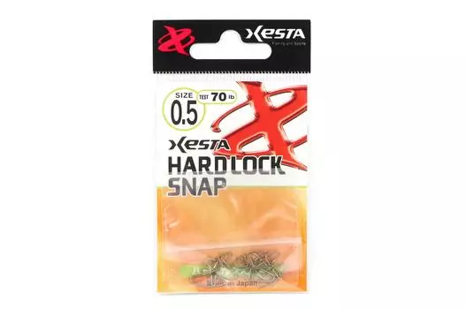 Xesta Hard Lock Snap Silver Размер 0.5 70 lb , 8 штук (4820)