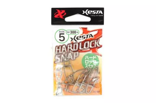 Xesta Hard Lock Snap Snap Silver, размер 5 300 фунтов, 6 штук (1768 г.)