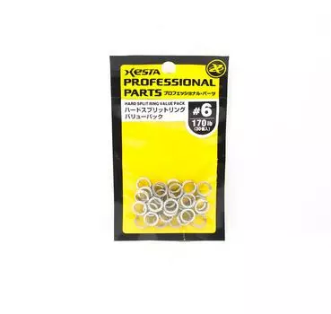 Xesta Жесткие разъемные кольца Value Pack Желтые Размер упаковки 6, 30 шт. (7296)