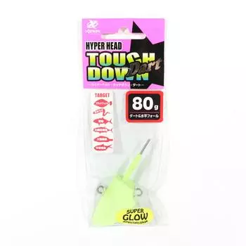 Xesta Jig Head Hyper Head Touch Down Dart 80 грамм Glow (8479)